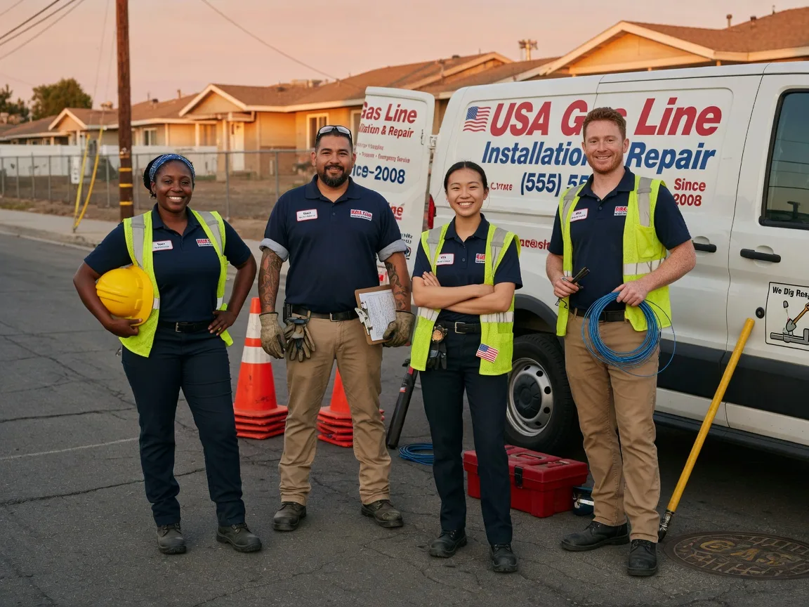 Gas Line Installation company in Leland, NC